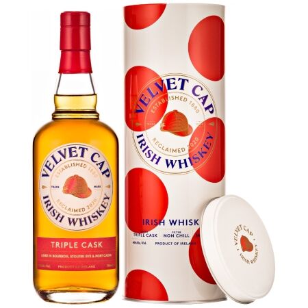 Blackwater Distillery Velvet Cap Triple Cask Irish Whiskey in Tube
