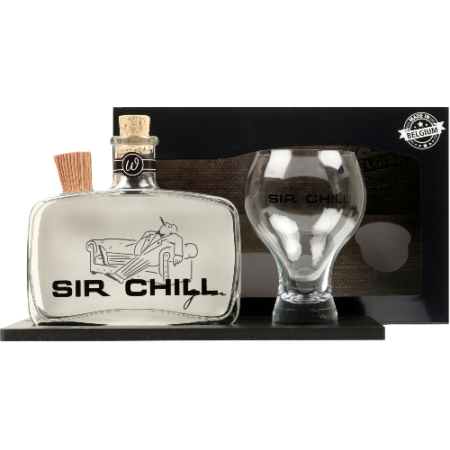 Sir Chill Sir Chill Gin with Glass and display in Giftbox